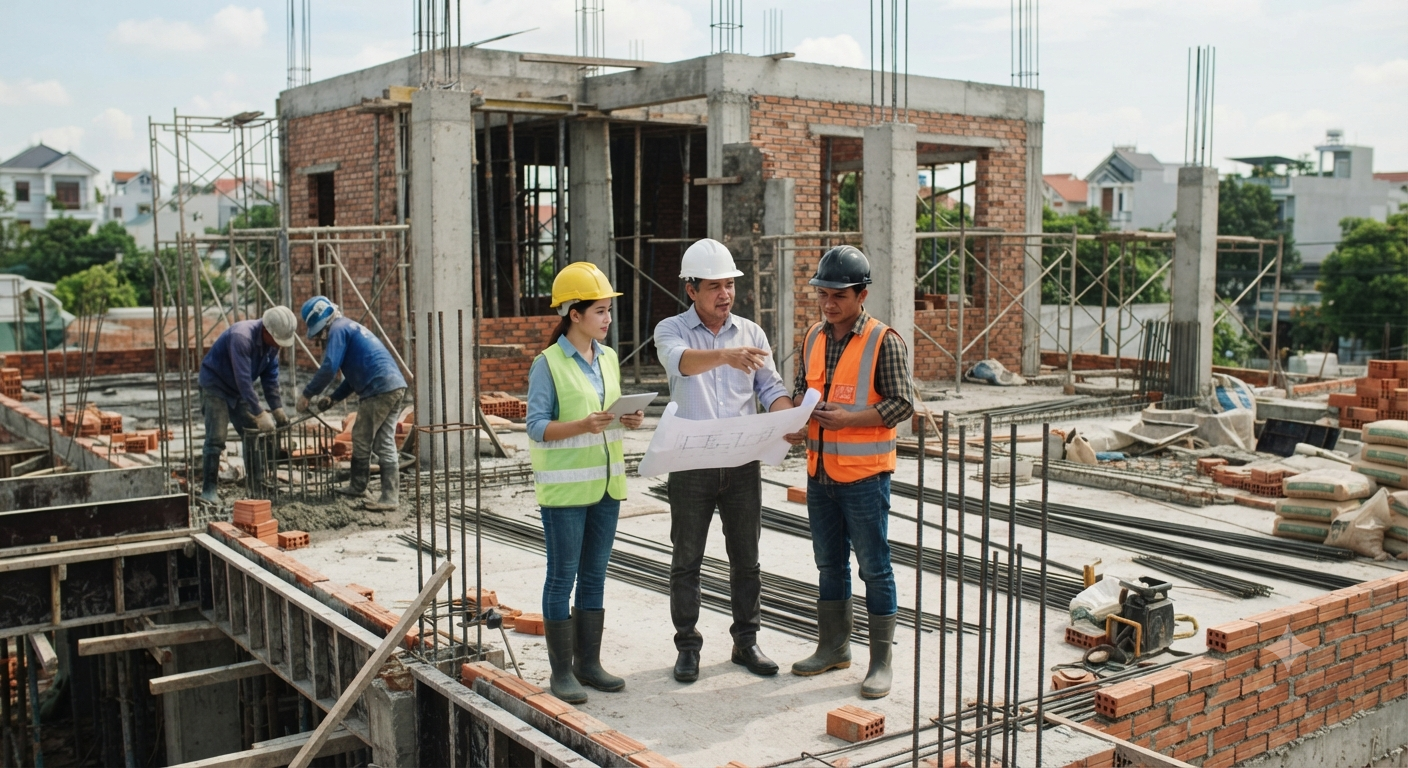 Các yếu tố cần đánh giá cân bằng khi triển khai thi công phần thô